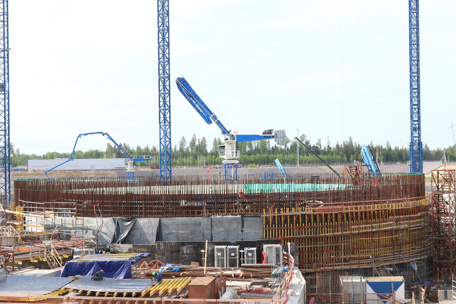 На Ленинградской АЭС-2 подвели итоги сооружения энергоблоков № 3 и № 4 за 6 месяцев текущего года